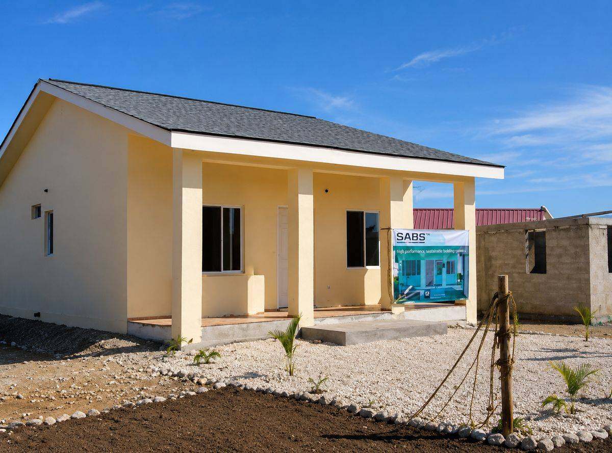 Completed SABS home in the field — Haiti 2011